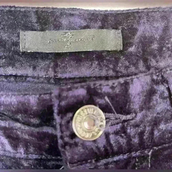 7 for all Mankind Alexa high rise velvet pant ,  sz 28 - Picture 4 of 10